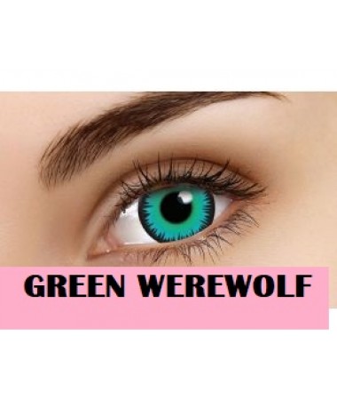 Green Werewolf Crazy Lens 90 days 